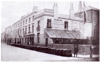 Albion Pub Worthing looking north